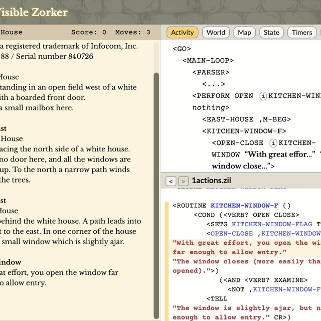 The Visible Zorker: Zork 1